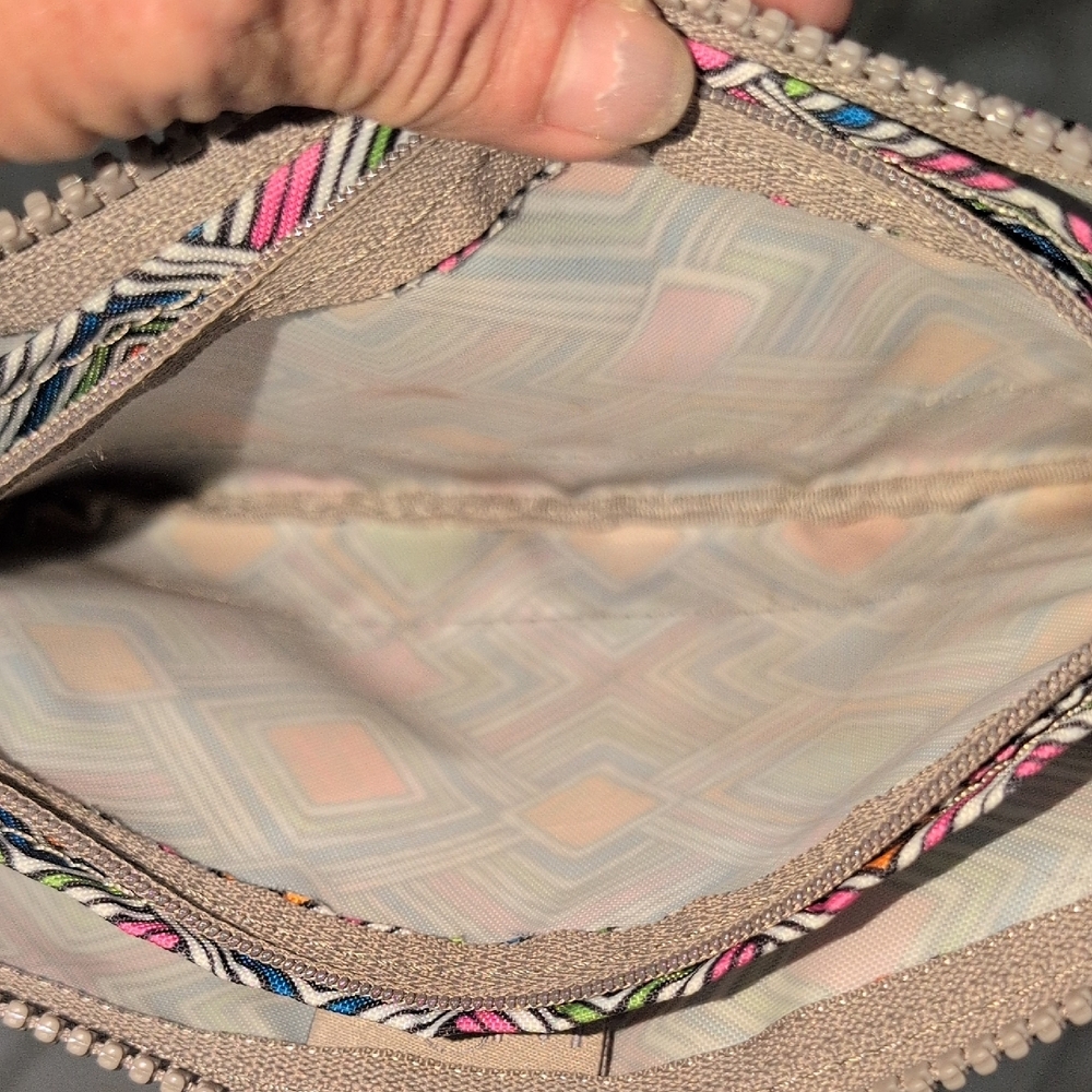 Kipling Multicolor Geometric Wristlet - image 8